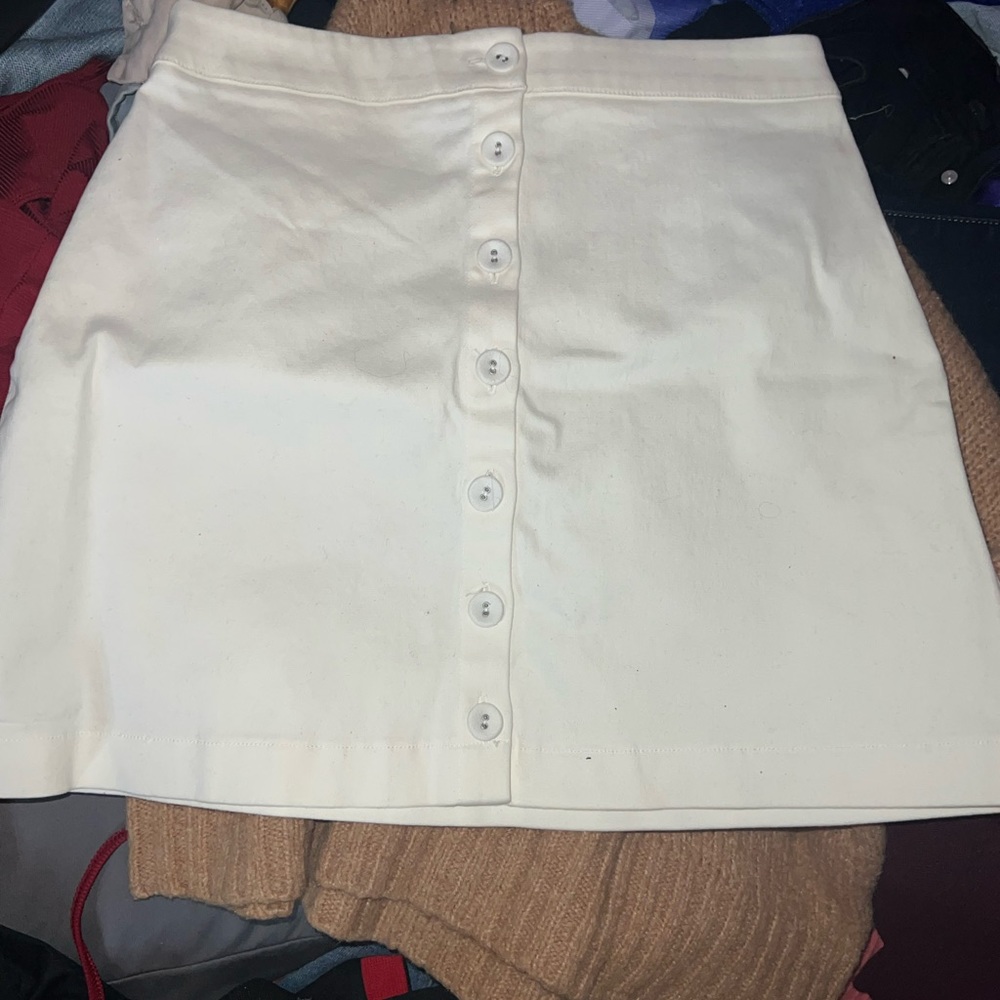 White skirt